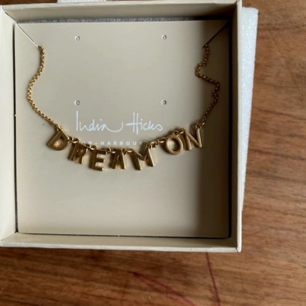 New in Box India Hicks Dream On Necklace